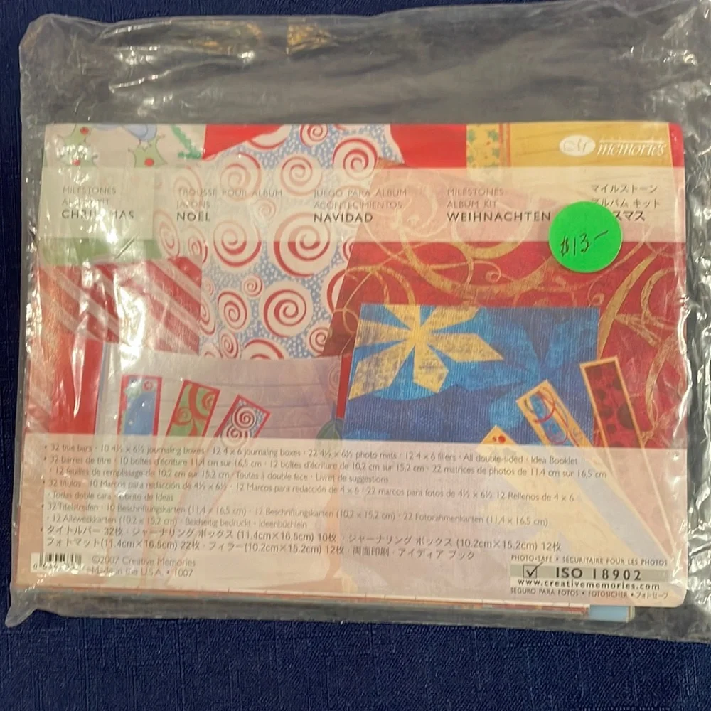 CM Milestones Christmas Album Kit